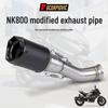 CFMOTO NK800 Edelstahl Mittelrohr Auspuff für Dirtbikes