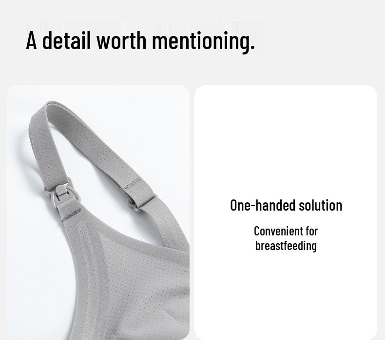 Summer Thin Front-Opening Nursing Bra - Breathable Maternity Underwear