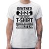Rentner 2026 Retireunisext Quote Vintage Frame Print Tshirt Unisex Unisex Soft Cotton Short Sleeve Daily Casual Tops