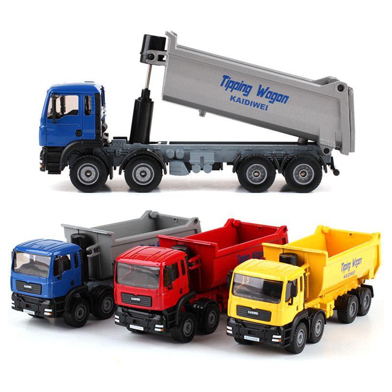 Exquisite 150 Alloy Diecast Model Dumper Truck Toy With Premium Craftsmanship For Kids