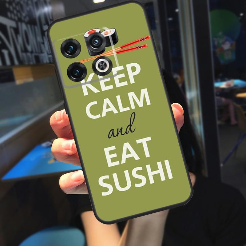 Sushi Maki Rice Kitchen Food Cute Funda For OnePlus 13R 13 12 R 11 9 10 Pro 8T 9RT 10T OnePlus Nord CE 4 2 3 Lite N20 N30 Case