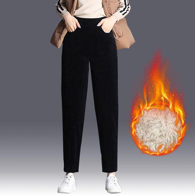 

Вельветовые брюки облегающие брюки-шаровары для женщин M