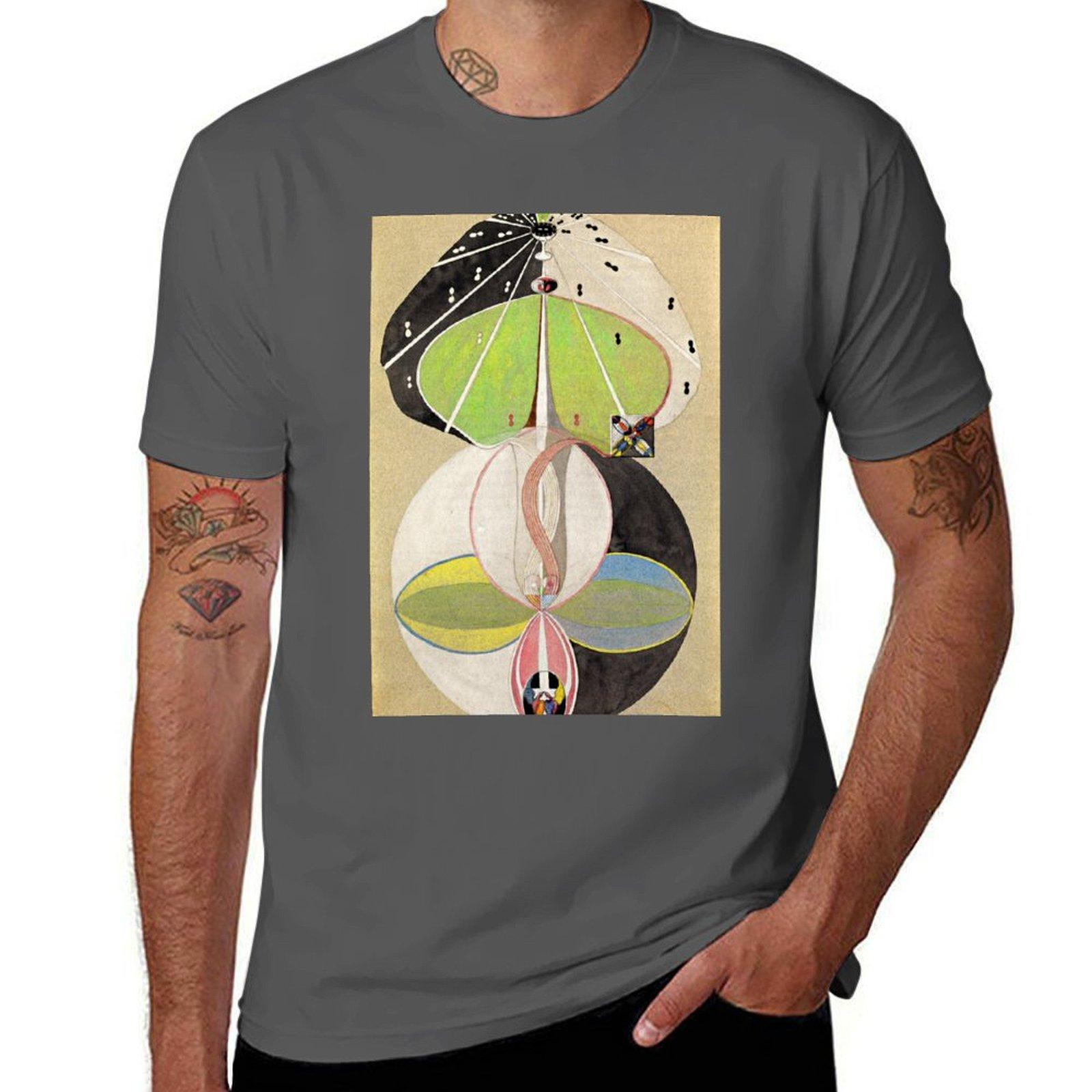 

Hilma af Klint The Tree Of Knowledge No. 5 Series W 1915 T-Shirt man t shirt designer t shirts for man graphic funny T-Shirt 4XL
