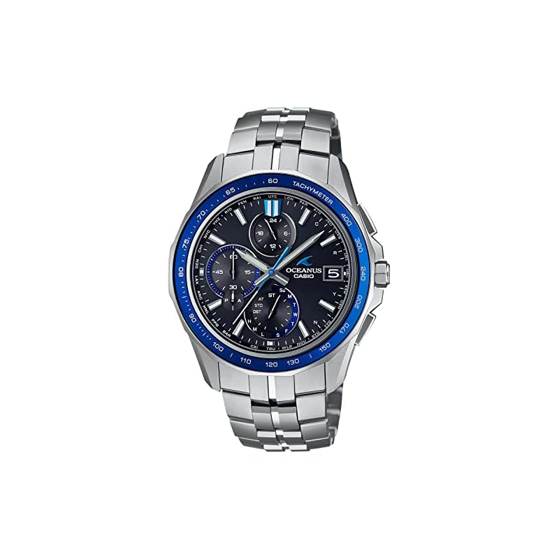 [Casio] Oceanus Watch [Domestic Genuine Product] Made In Japan Manta Bluetooth Radio Solar Sapphire Glass OCW-S7000-1AJF Men's Black