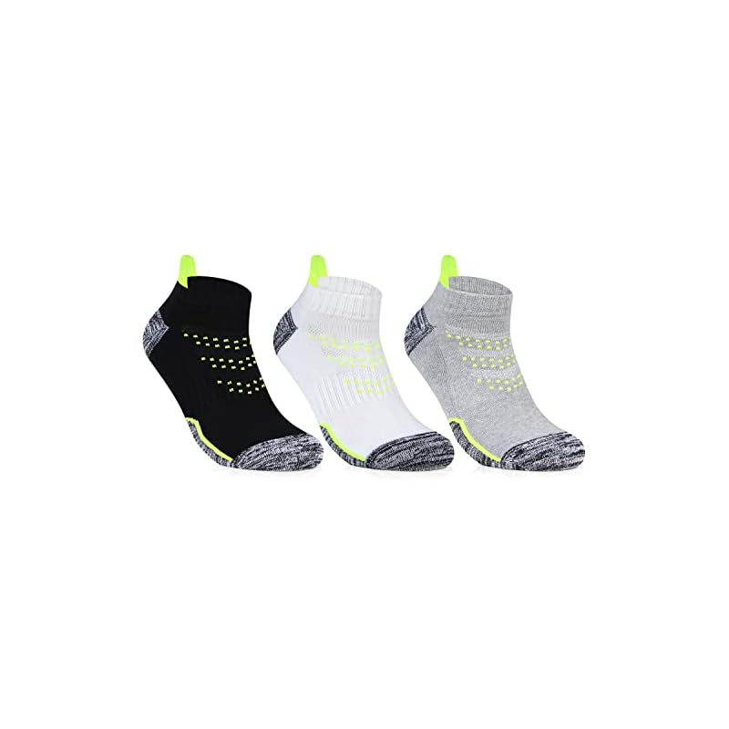 Bonjour Men' Secret Length Terry Sports Socks Po3