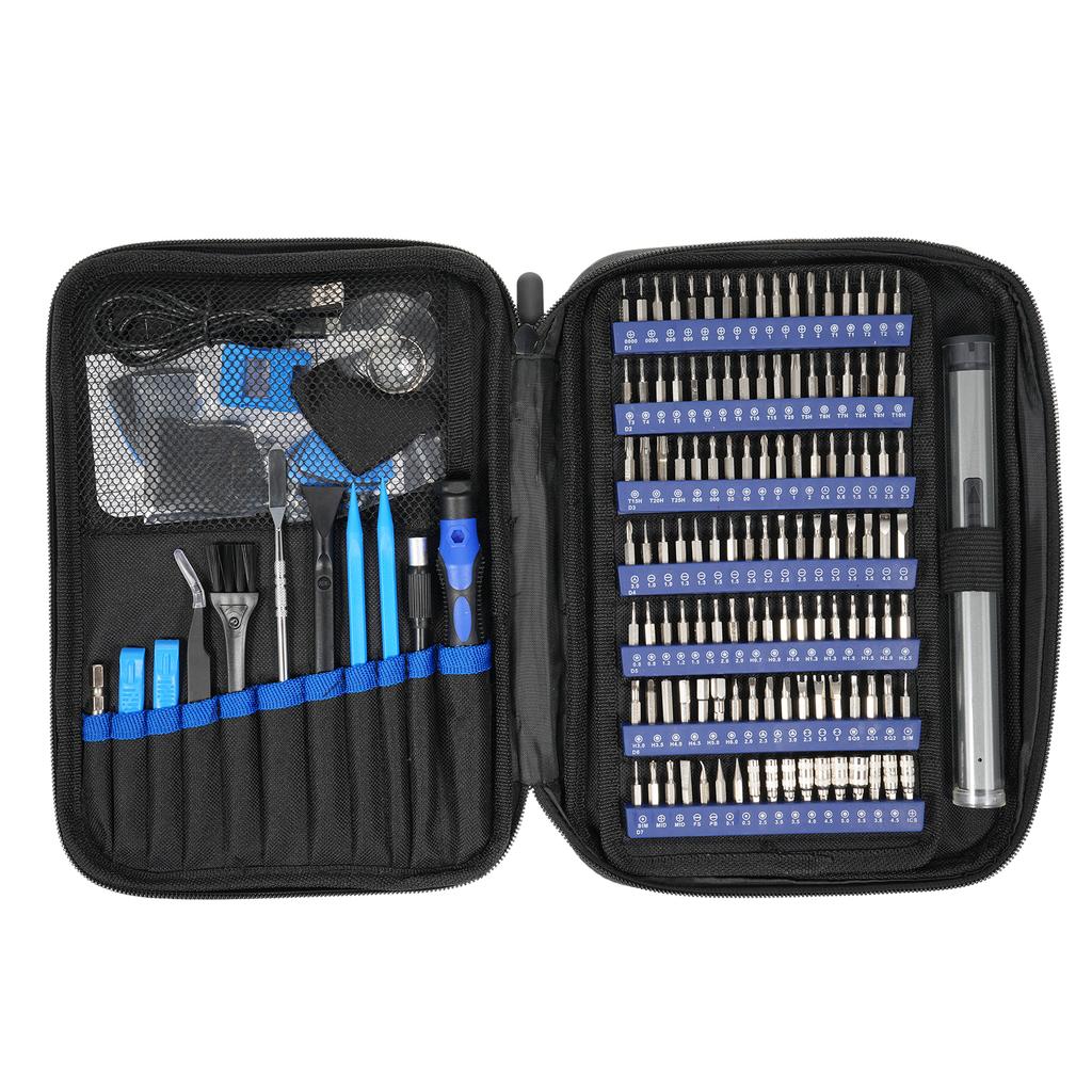 Lithium Electric Screwdriver, Small Portable Cordless Power Screwdriver Set, 152 in 1 Precision