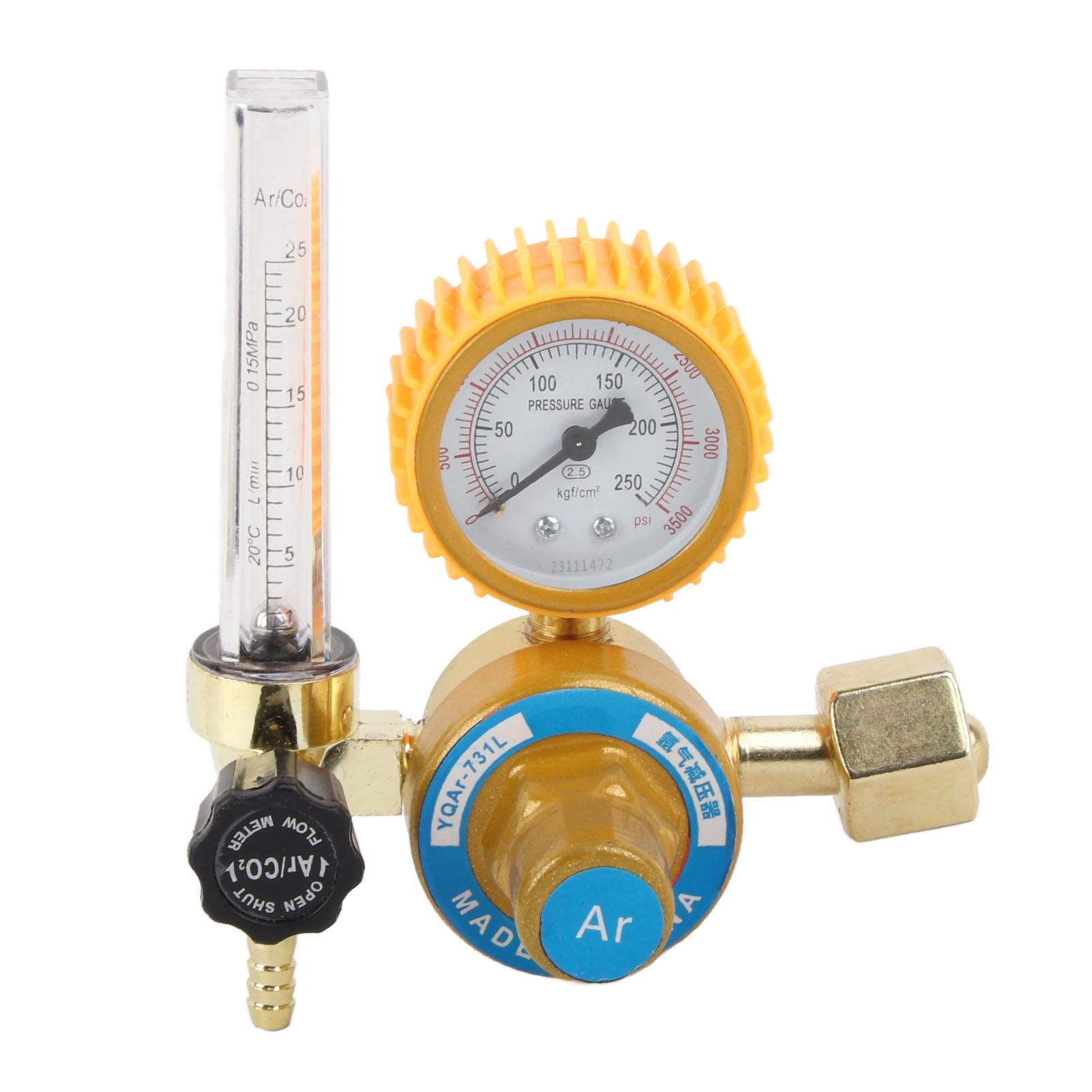 

Argon Gas Regulator ABS Copper Vibration Resistant TIG Flow Meter Pressure Reducer for Welding