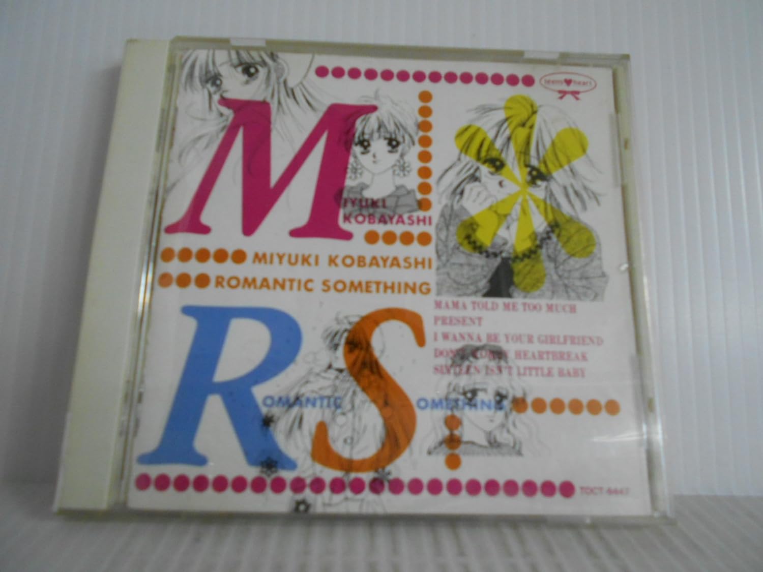 

CD MIYUKI KOBAYASHI KEIKO MOCHIZUKI RomanticSomething TOCT6447 Japan AnimeGame Used