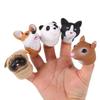 1 Set Finger Puppet Animals Squirrel Hand Finger Story Puppets Game Cat Puppy Panda Finger Dolls Toys For Children Gifts