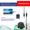 2 In 1 Car Bluetooth 5.0 Audio Receiver & Transmitter 3.5mm Jack AUX Stereo Wireless with Mic For Handsfree Mp3 Speaker TV