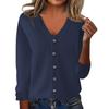Women Casual Long Sleeve Knit Cardigan Loose Fit Fashion Top Jacket