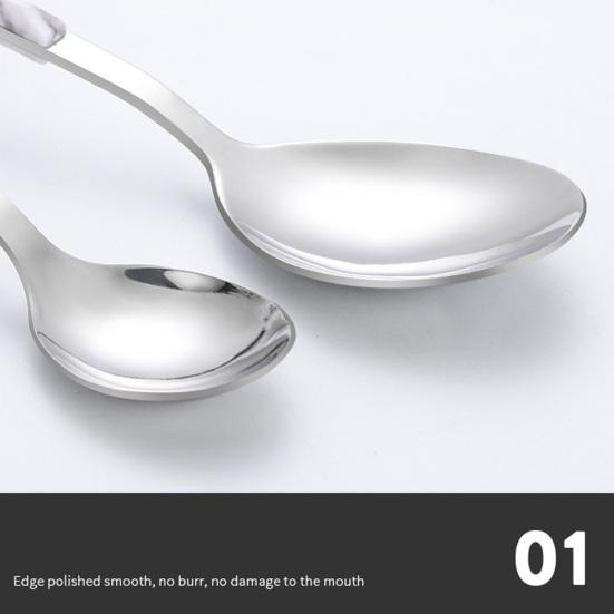 Edelstahl Tafelgeschirr Set 5-teilig Ergonomischer Marmorgriff Besteck Enthält Steakmesser Gabel Löffel Kaffeelöffel Langlebig und Stilvoll für Zuhause Und