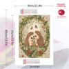 Hedgehog on grassland Pattern  3pcs 100% Round Full Drill 5D DIY Diamond Painting Embroidery Cross Stitch Rhinestone Décor