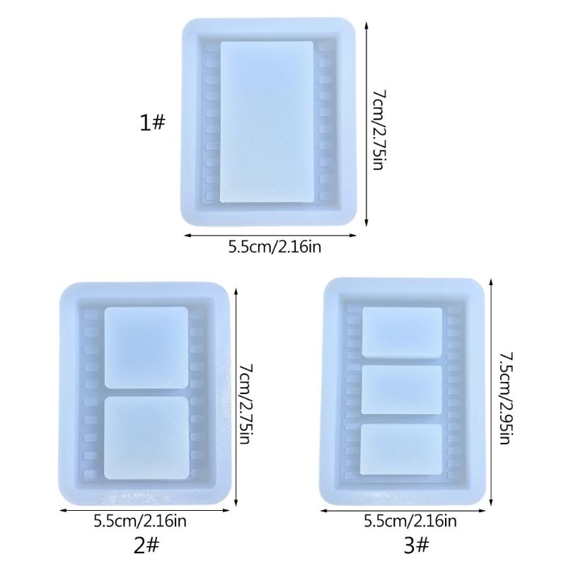 Photo Frame Decoration Silicone Mold Film Quicksand Epoxy Mold Resin Casting Pendant Mold Suitable for Diy Crafts