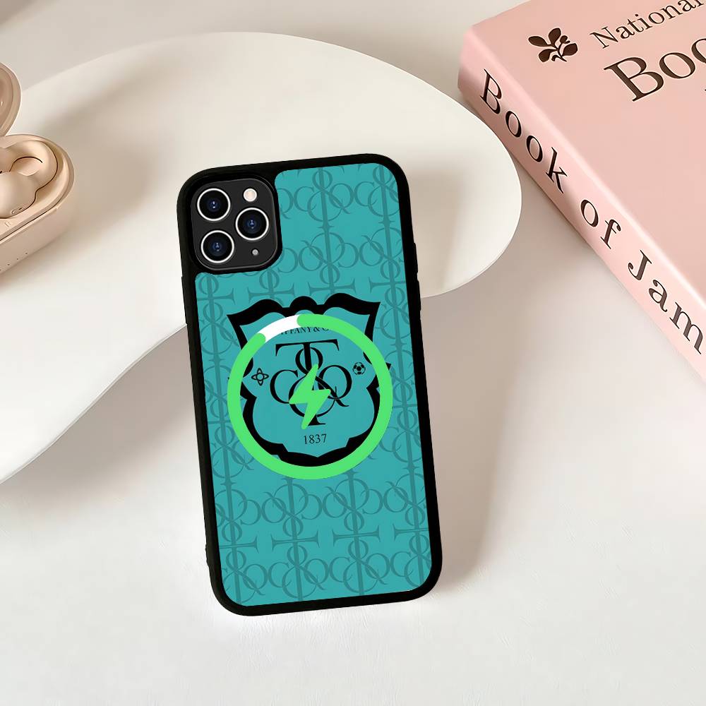 

Aesthetic Blue T-Tiffany For Magsafe Magnetic Phone Case For IPhone 17 16 Pro Max 15 Plus 14 13 12 11 Cover iPhone 16