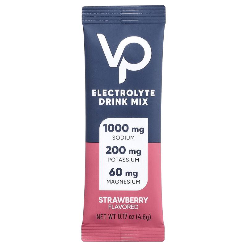 Electrolyte Drink Mix, Strawberry, 30 Stick Packs, 0.17 oz (4.8 g) Each