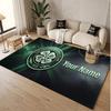 Personalized Crystal Velvet Carpet Celtic FC Pattern Non Slip Floor Rug