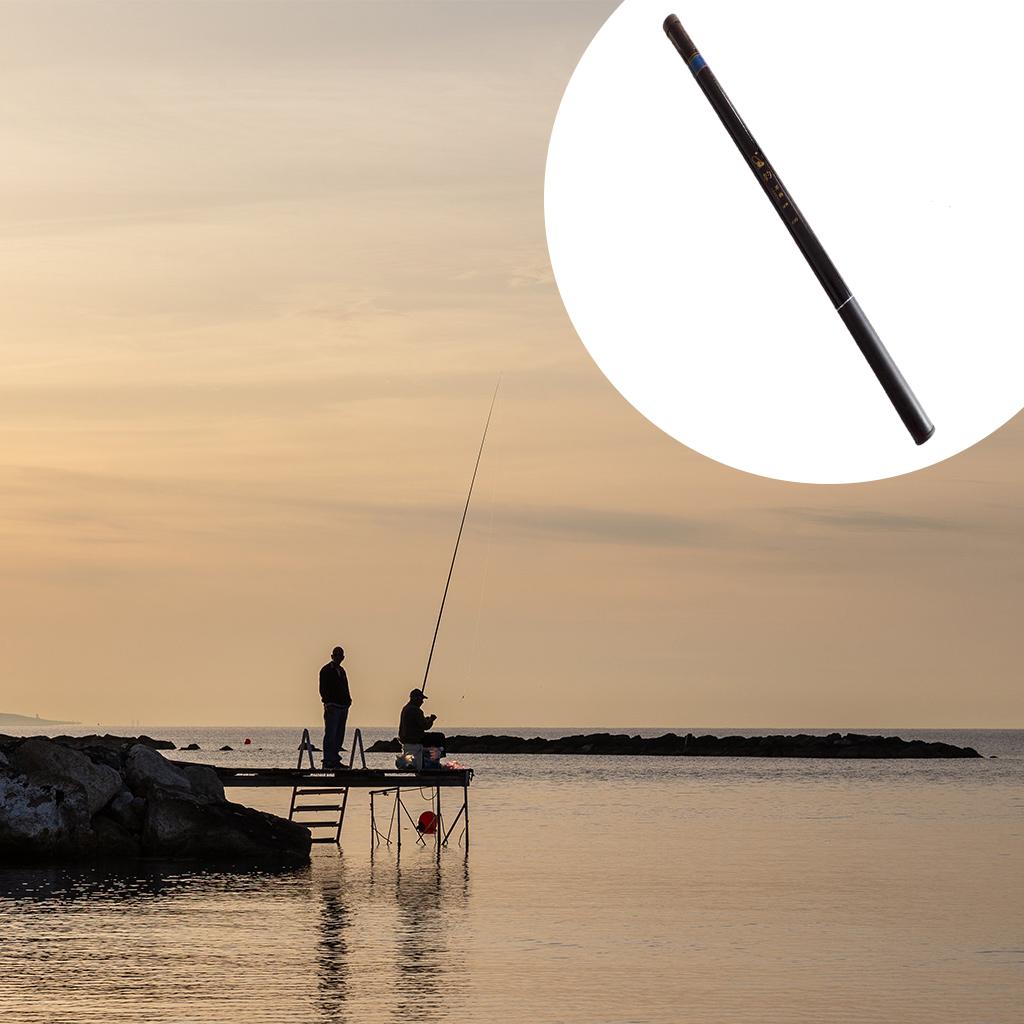 Ultralight Telescopic Fishing Rod Hard Travel Pole Equipment for Freshwater Stream