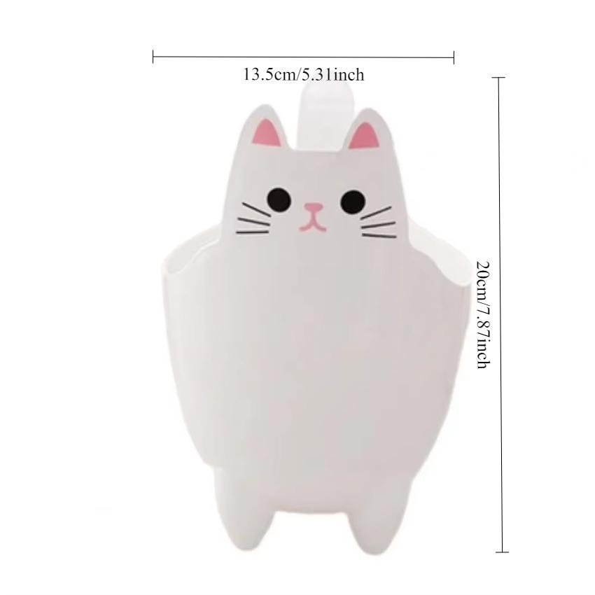Trash Storage Bucket Household Supplies Desktop Trash Can Without Cover Cat Shape Capacity Garbage Storage Living Room Bedroom