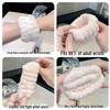 Water-Absorbent Wristbands & Arm Sleeves: Moisture-Proof, Sleeve Protection, Sweat-Absorbing, Ideal for Face Washing, Sports, and Formal Wear.