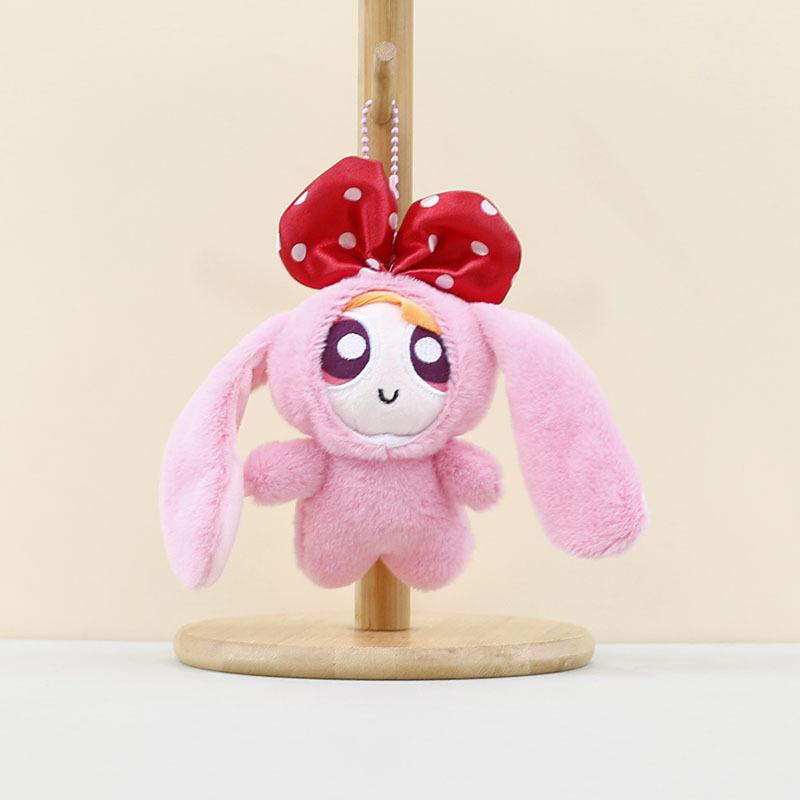 

Huggable And Soft Police Bunny Plush Toy Keychain Perfect For Kids Collectors And Rose Red Bunny