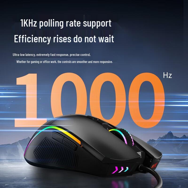 Lenovo MG101 Wired RGB Gaming Mouse