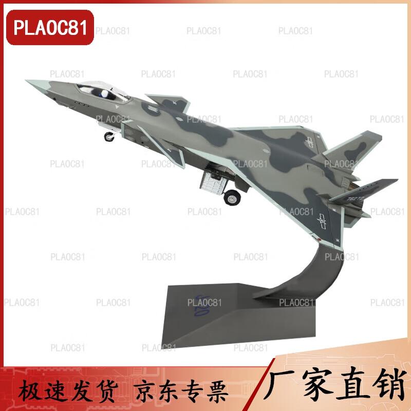 J-20 Fighter Jet Camouflage Alloy Model