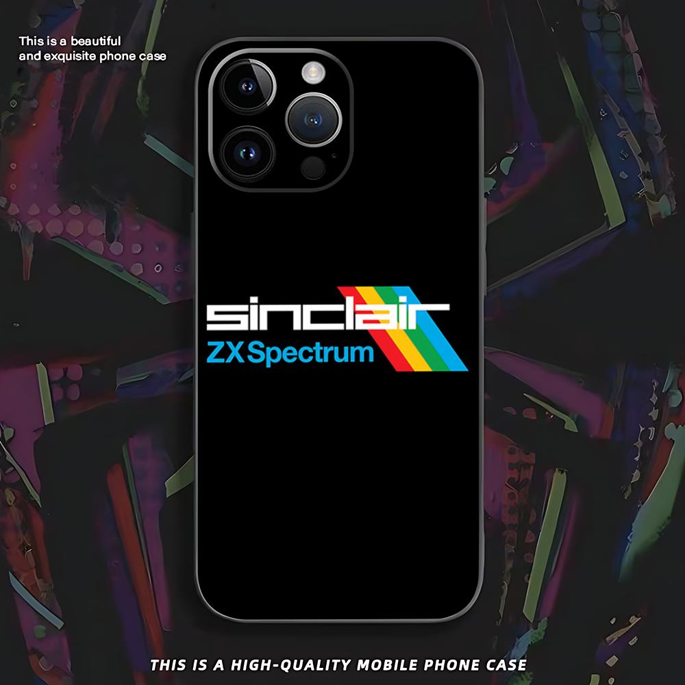 

Sinclair ZX Spectrum Phone Case For iPhone 17 16 e 15 14 13 12 11 XS XR Plus Mini Pro Max Soft black Shockproof Cover iPhone 13 Pro