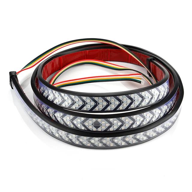 

Dynamic Pickup DRL Turn Signal Lamp Tail Truck Tailgate Light Bar LED Strip Reverse Brake Lamp Sequential Flowing Turnning Lamp 1M