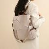 Large Capacity Solid Color Backpack Korean Version Fashionable Waterproof Nylon Bag Women's Bag