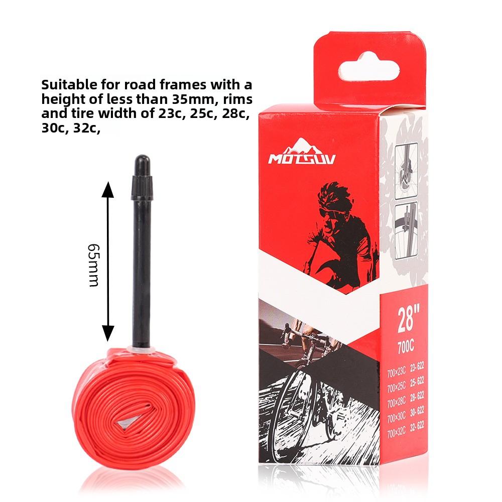 TPU Road Bike Inner Tubes Presta Valve 700x23-32C Durable Bicycle Tire Tube French Valve Suitable for Mountain Bikes Folding Bikes and Road Bicycles