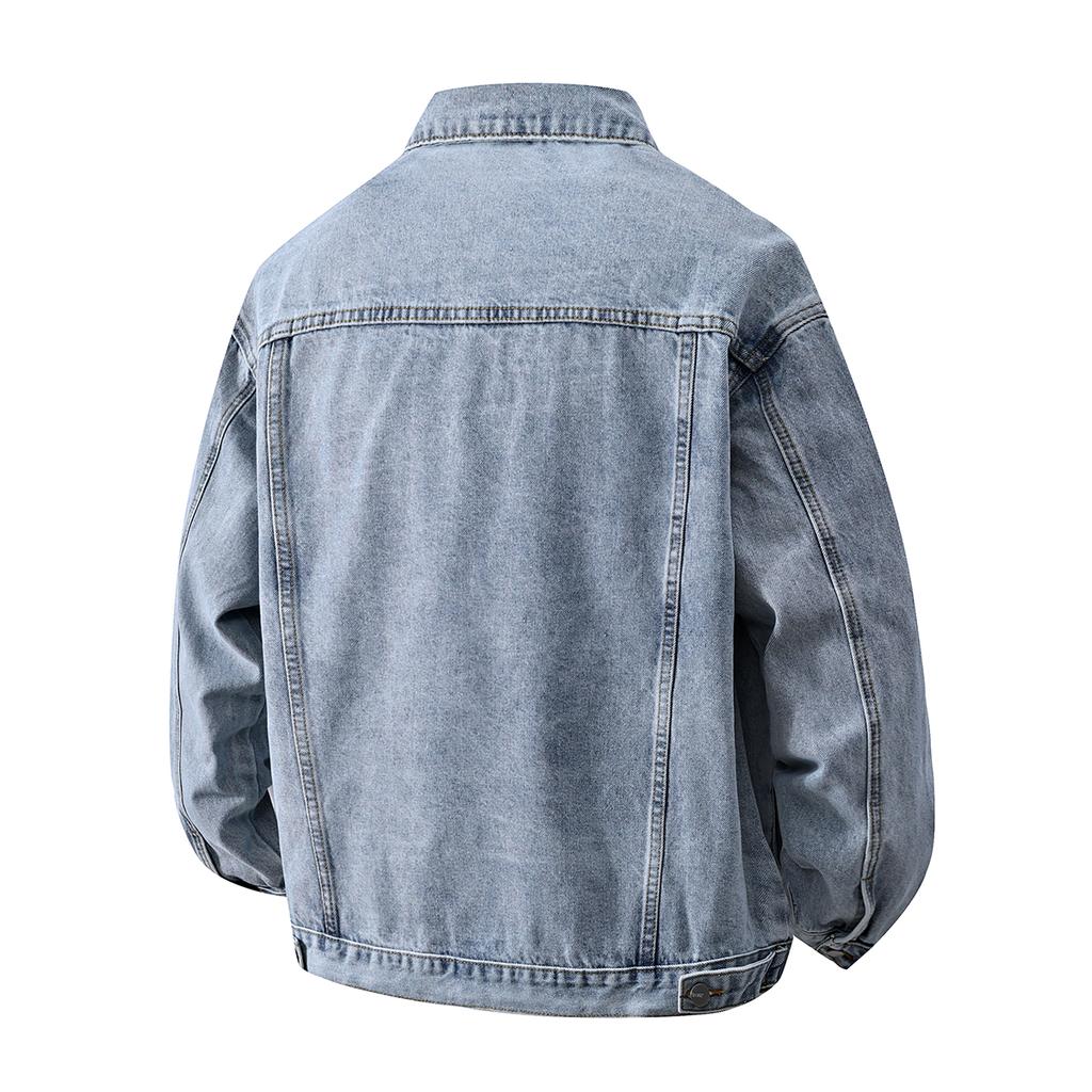 Denim Jackets Men Fashion Casual Outdoor Solid Vintage Jean Jacket High QualityBreathable Comfortable Mens Clothing