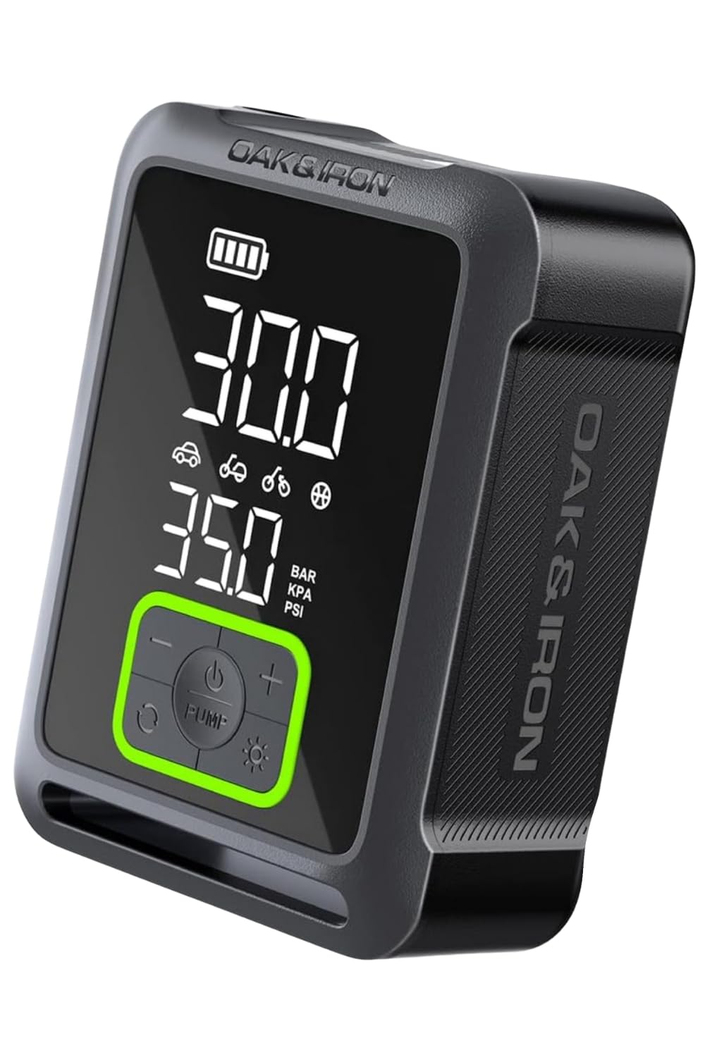 

Dot и iF Design Award Электрический насос для шин для автомобилей Быстрее накачивает большие шины за один раз Электрический воздушный компрессор для мотоциклов и велосипедов [Красный Победитель]