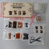 Handgemachtes 3D Perlen Haustier Schlüsselanhänger Bastelset Buntes Perlenstickerei Kunst Handwerk Set Für Kinder