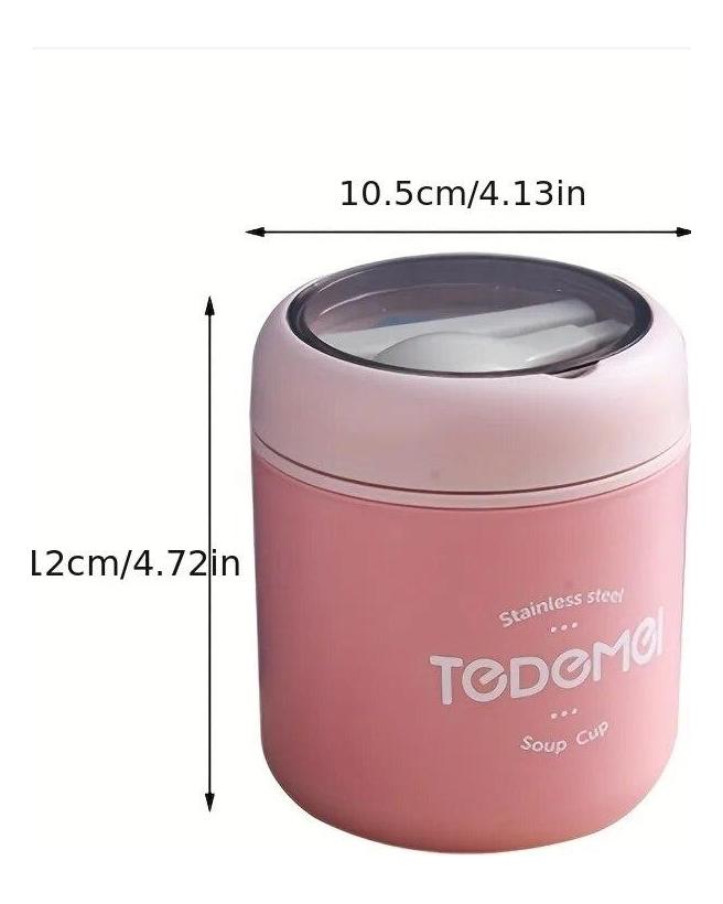 530ml Food Thermal Jar Insulated Soup Cup Thermos Containers Stainless Steel Lunch Box Thermo Keep Hot for School Children