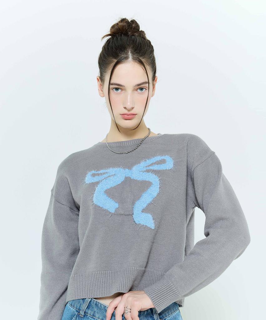 LARTIGENT L6 Ribbon Mix Knit(Gray)