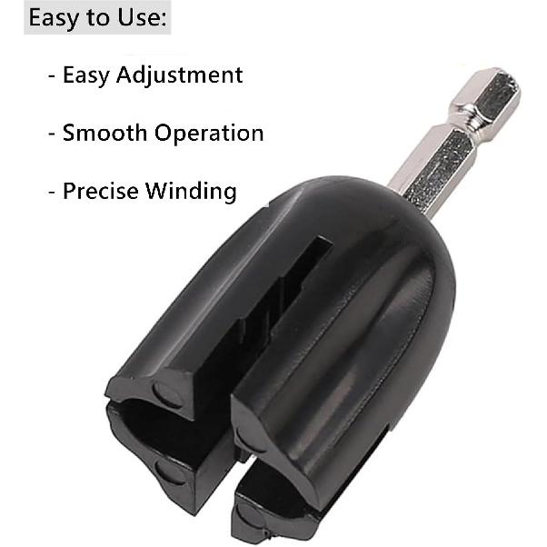 Guitar String Winder Head, Drill Bit Plug Peg Puller DIY Maintenance Tool for Folk Guitar, Electric Guitar, Bass, Classical Guitar, Ukulele