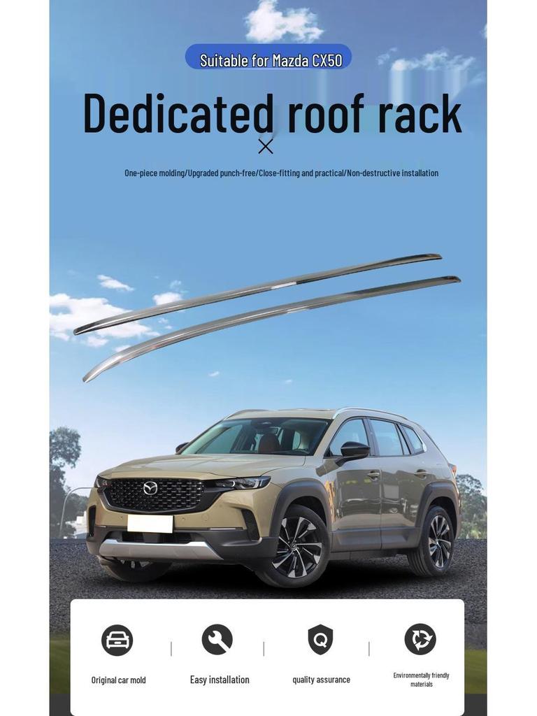 Mazda CX-50 Aluminiumlegierung Klebe-Dachträger