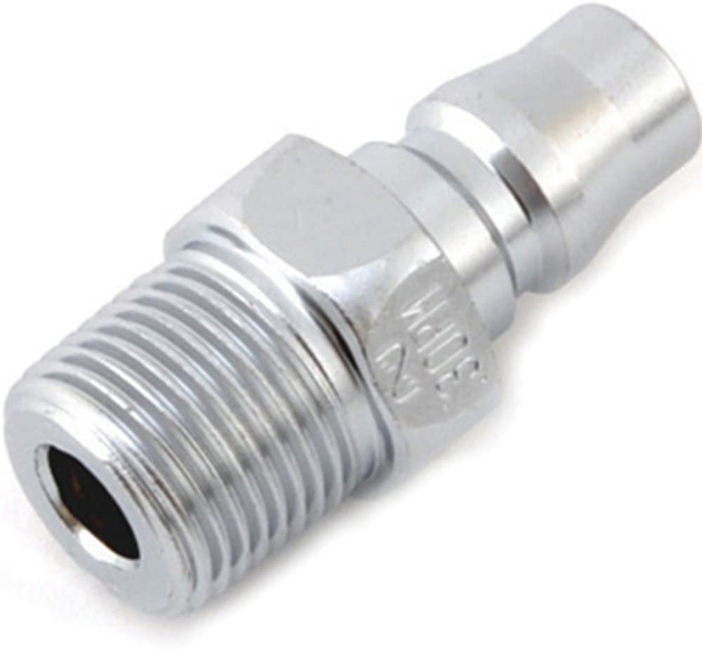 SK11 High Coupler Male 30PM Plug Silver R3/8 (Tapered Thread)