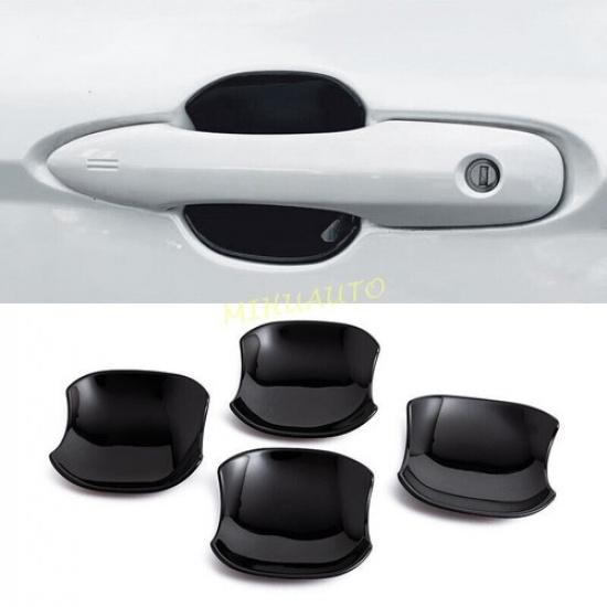 Glossy Black Car Exterior Door Handle Bowl Cup Cover For 2018-2025 Toyota Camry