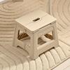 1pc Portable Folding Stool for Outdoor Adventures - Durable Plastic, Ideal for Travel and Home Use