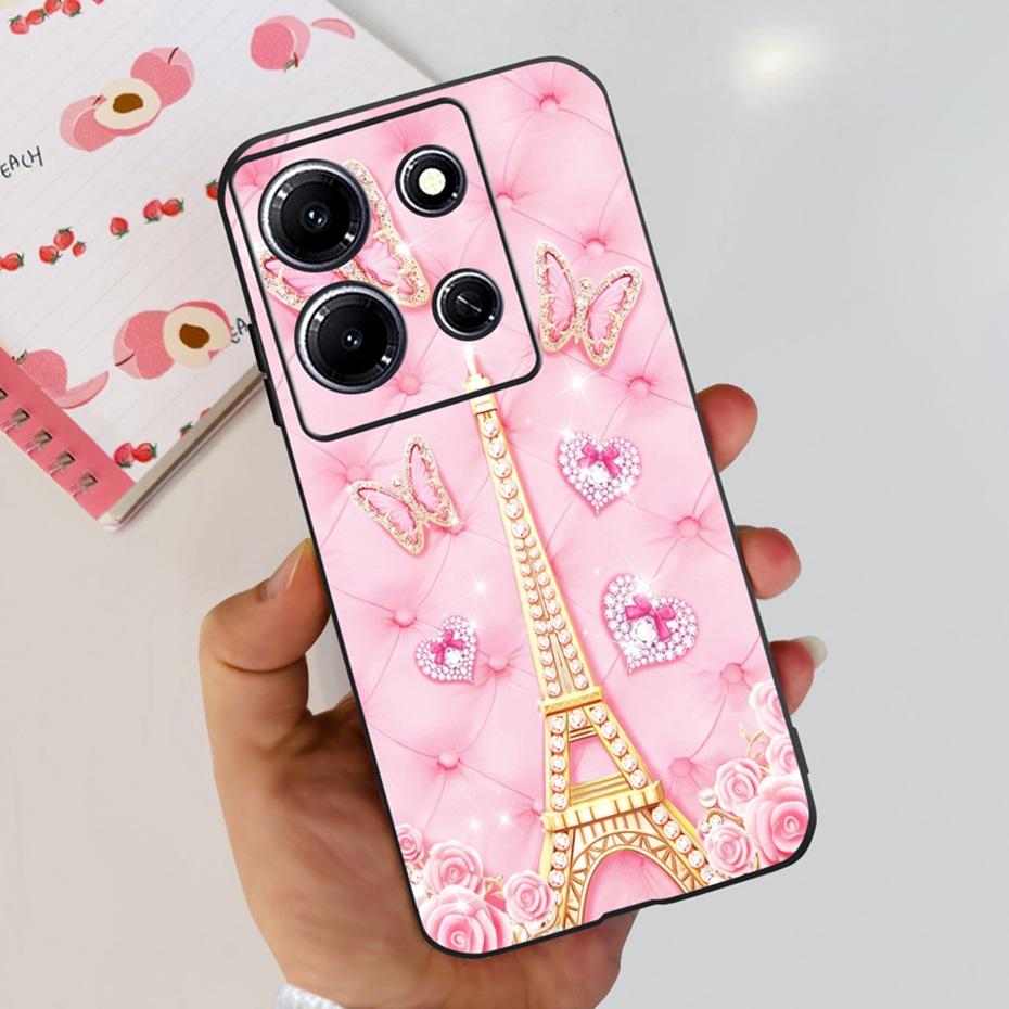 Fashion Butterfly Phone Case For Infinix Note 30i Note30 Pro 2023 Soft Silicone TPU Back Cover For Infinix Note 30 Pro Note30i