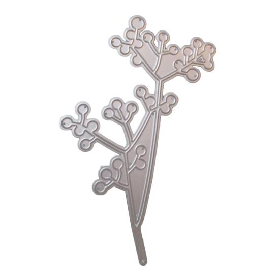 Ветка цветов Металлические режущие штампы DIY Скрапбук Бумажные карточки Альбом Ремесло