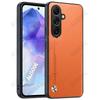 Funda for Samsung Galaxy A55 A35 A54 A34 A24 S24 Ultra S23 Plus Case Fiber Texture PU-Leather Cover for Samsung M54 M34 M14 Capa