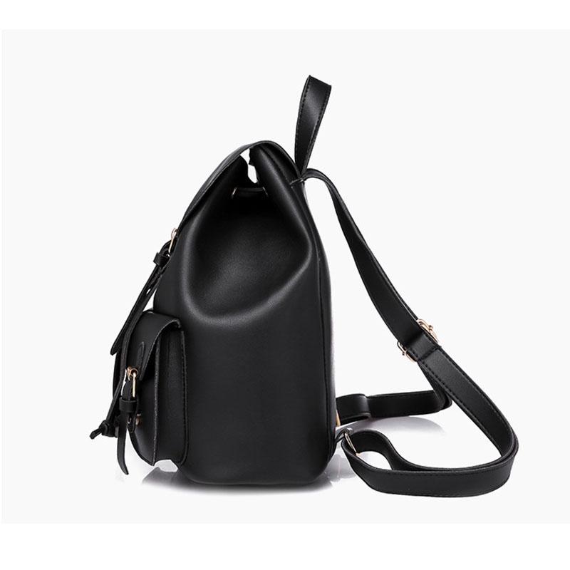 Chic Women's Pu Leather Backpack With Soft Material And Wear Resistant Design