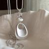 Matte Minimalist Pendant Necklace - Personalized Layered Aesthetic Chain Accessories