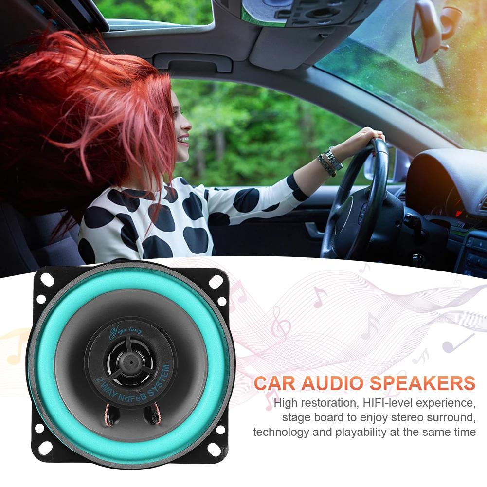 4/5/6,5 Zoll HiFi Koaxial Subwoofer 12V Auto Audio Musik Stereo Empfindlichkeit 92dB Auto Subwoofer Stereo Feuchtigkeitsbeständig Auto Audio Horn