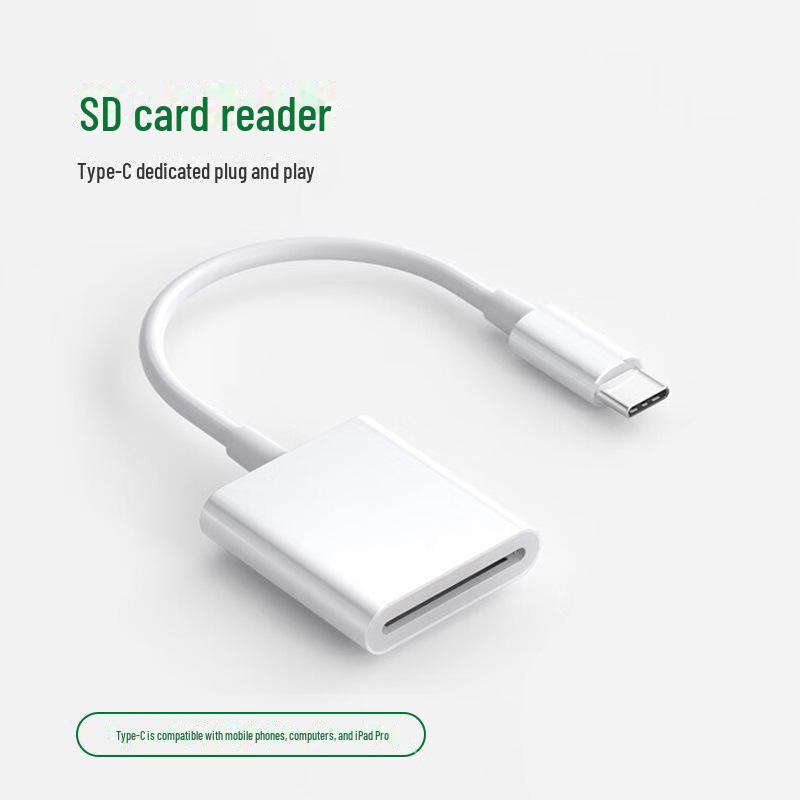 Type-C High-Speed 3-in-1 Mobile Card Reader: TF, SD, OTG-Compatible