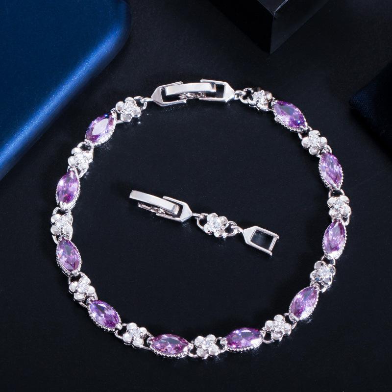 Tmall Farbiger Schatz Eingelegtes Kupfer Vergoldet Zirkon Armband, Citrin Edelstein Handschmuck.
