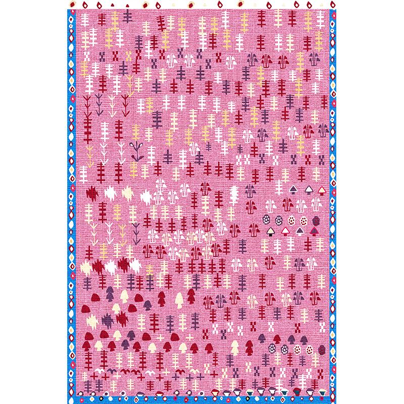 Ethnic Style Rugs for Bedroom Morocco Living Room Decoration Large Area Carpet Soft Fluffy Floor Mat Colorful Plush Bedside Rug